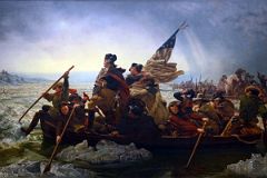 760B Washington Crossing the Delaware - Emanuel Leutze 1851- American Wing New York Metropolitan Museum of Art.jpg